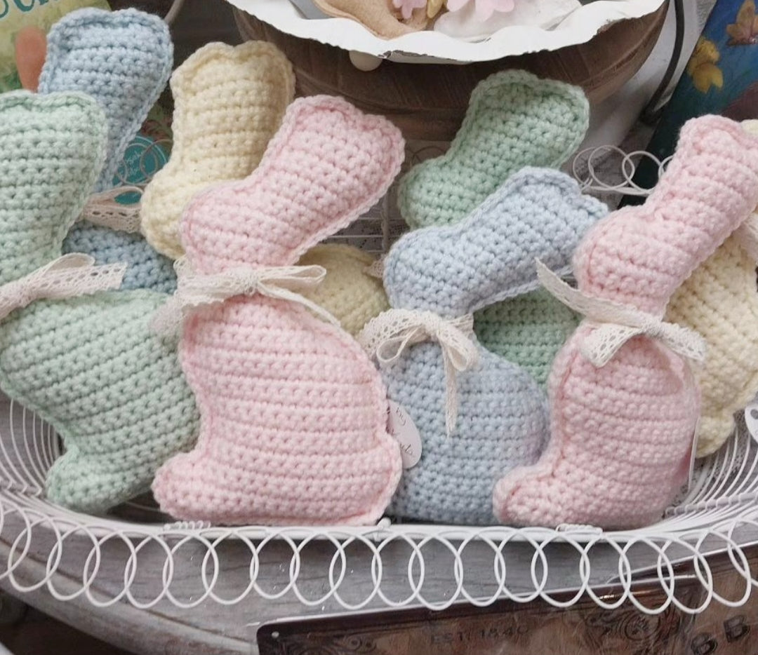 'Chocolate' Crochet Bunny Plushie