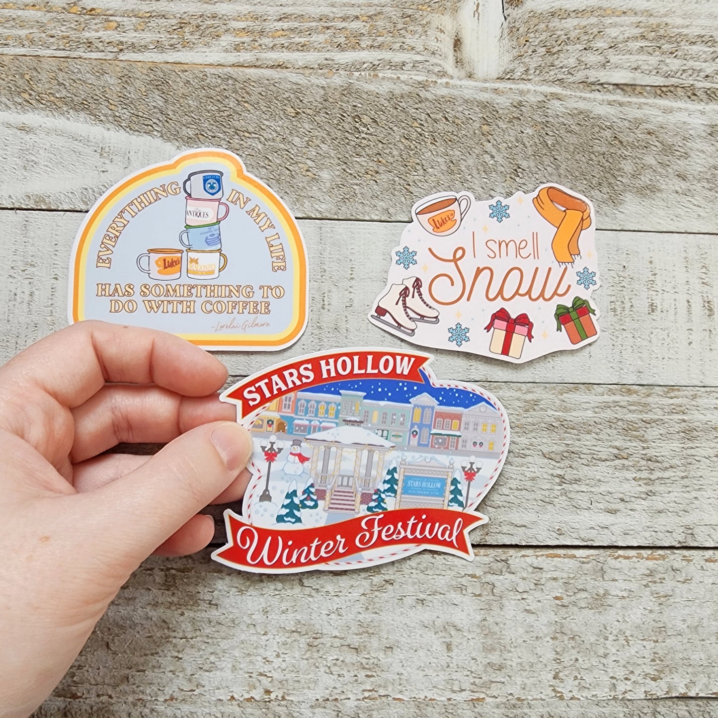 Stars Hollow Winter Festival Sticker