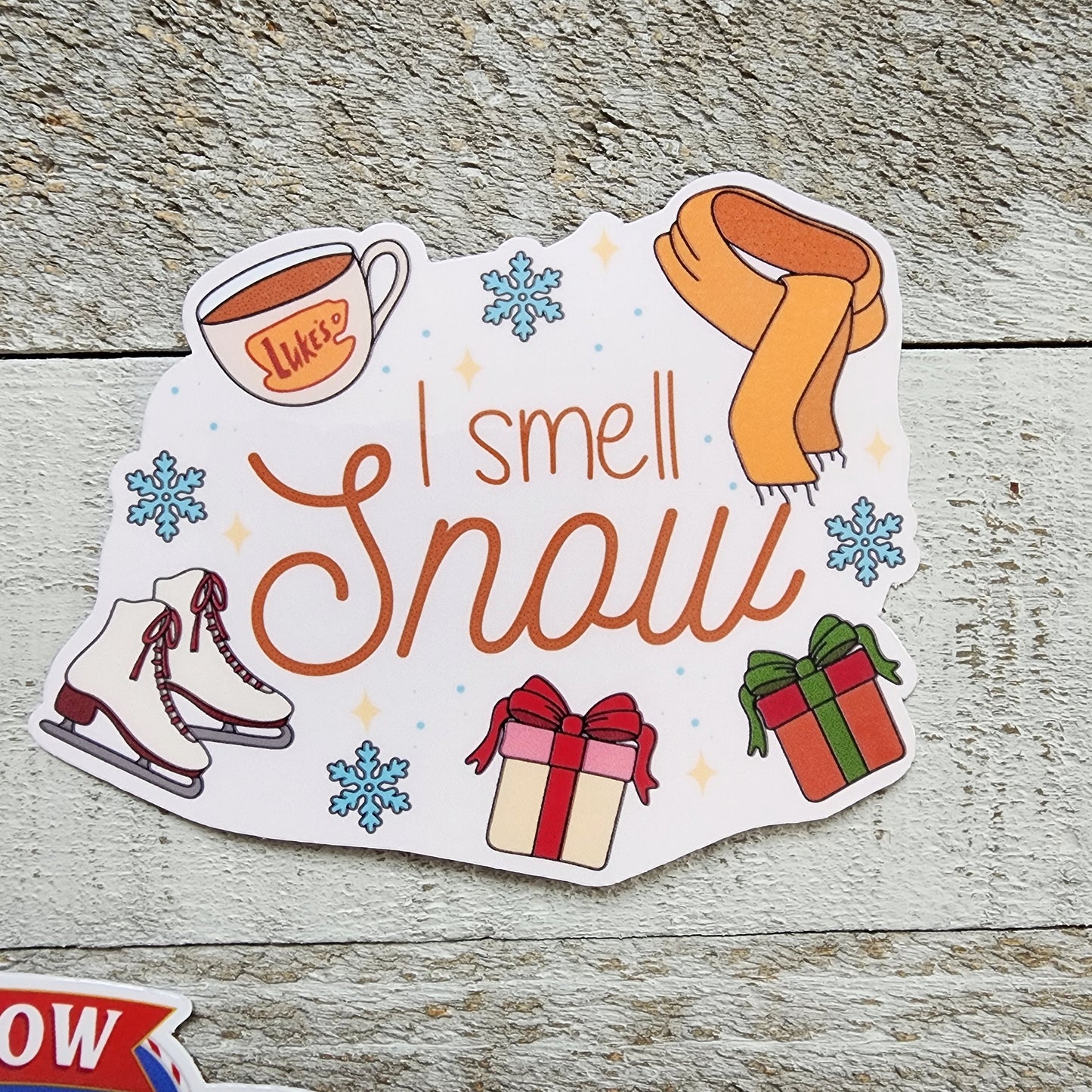 I Smell Snow Sticker
