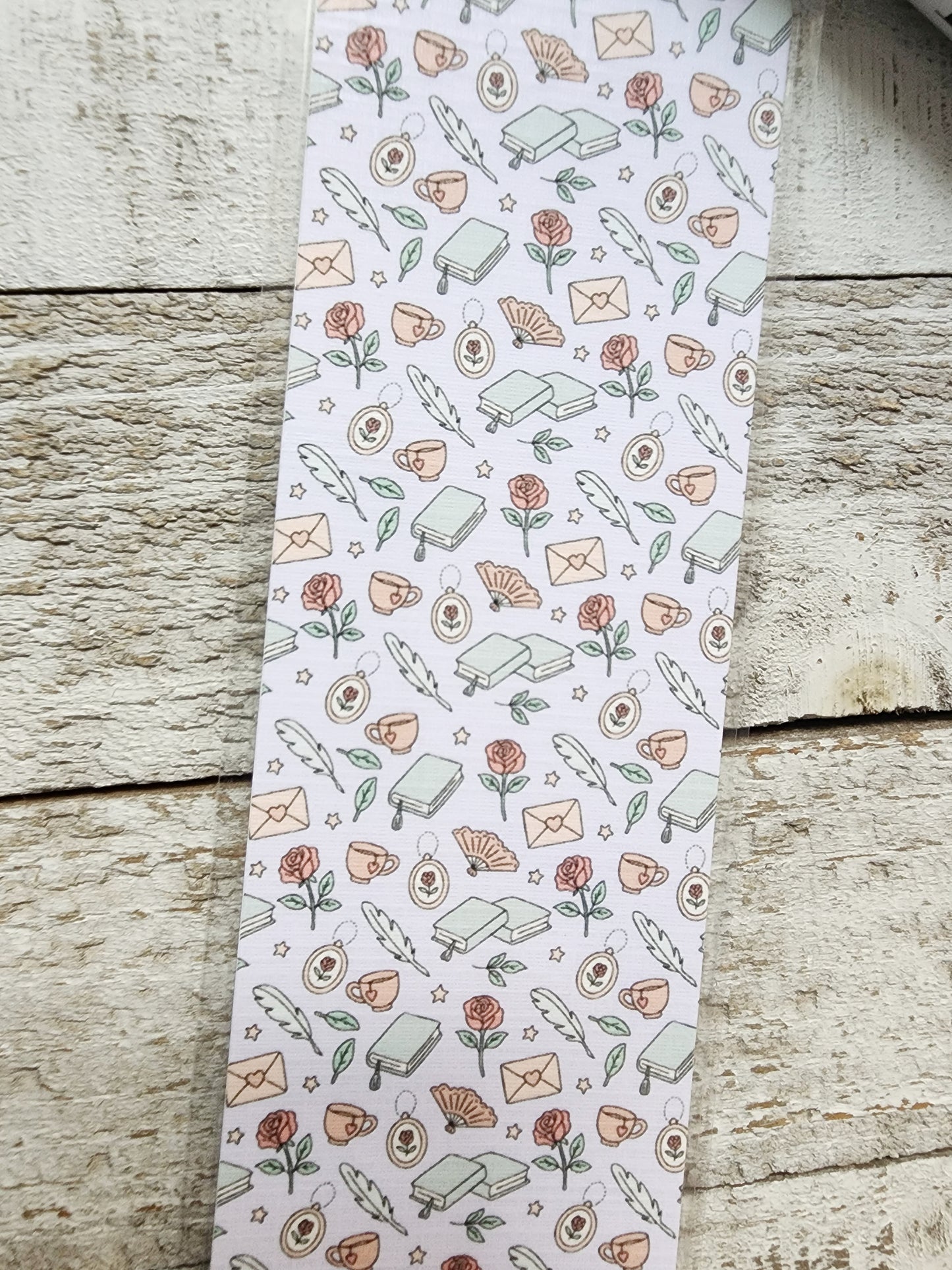 Lavender Historical Romance Bookmark