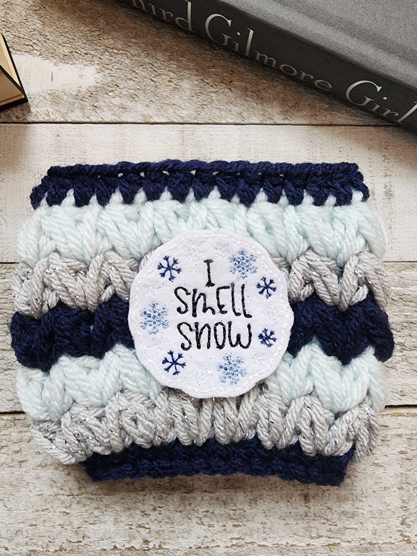 I Smell Snow Hot Coffee Cozy