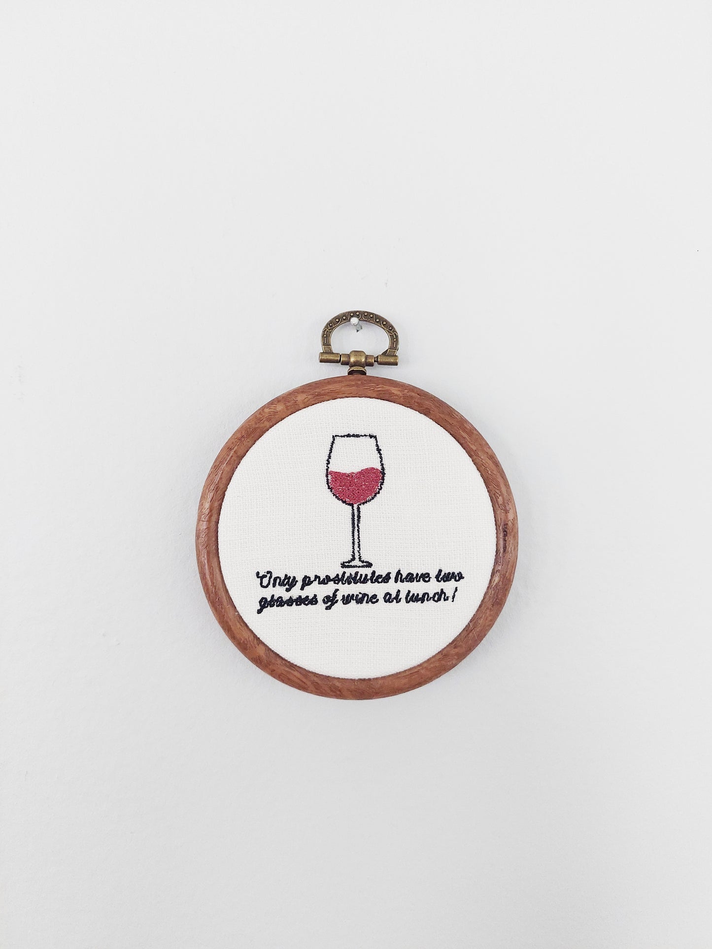 Wine At Lunch Hoop