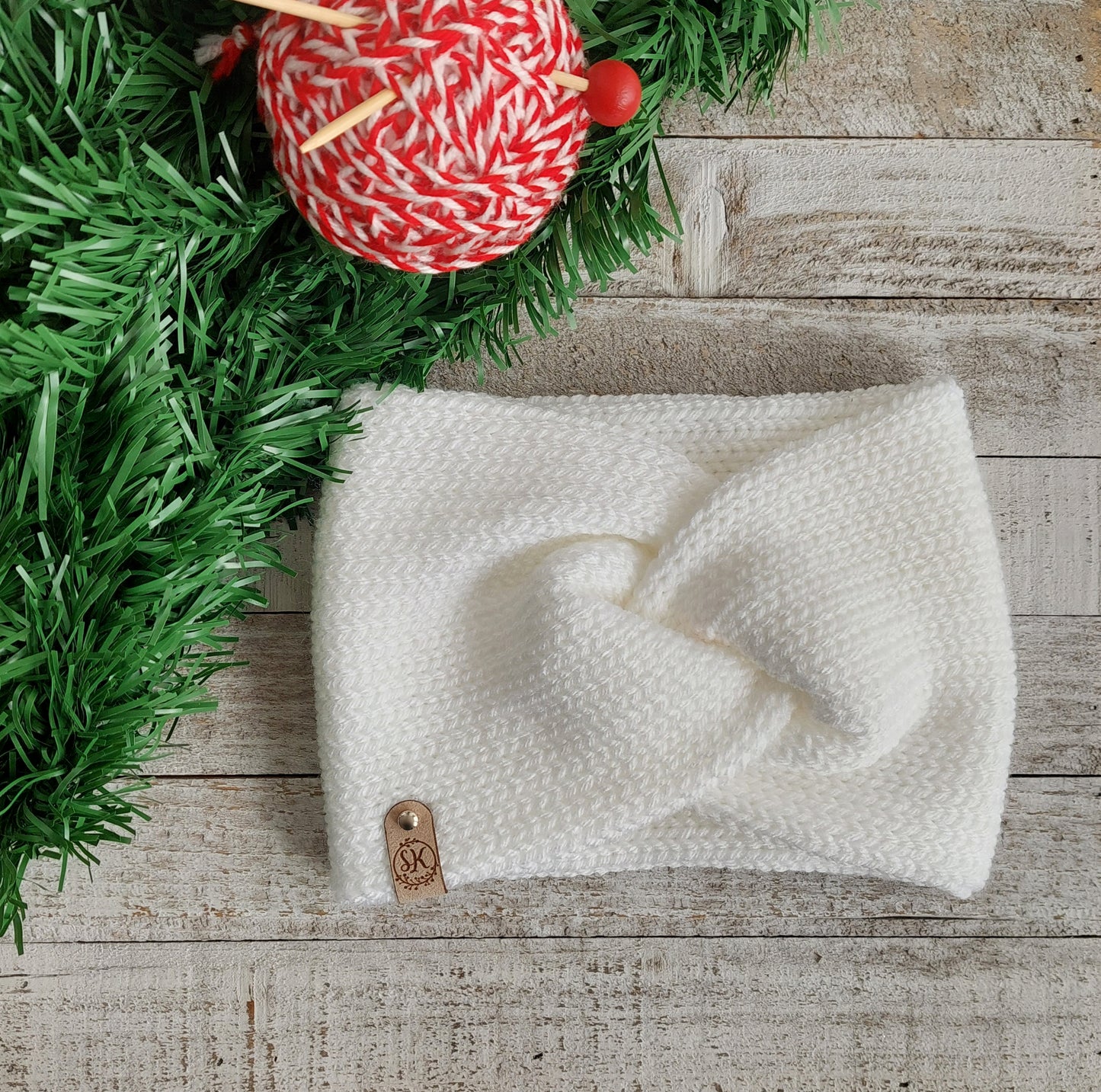 Knit Twist Headband - Holiday Colors