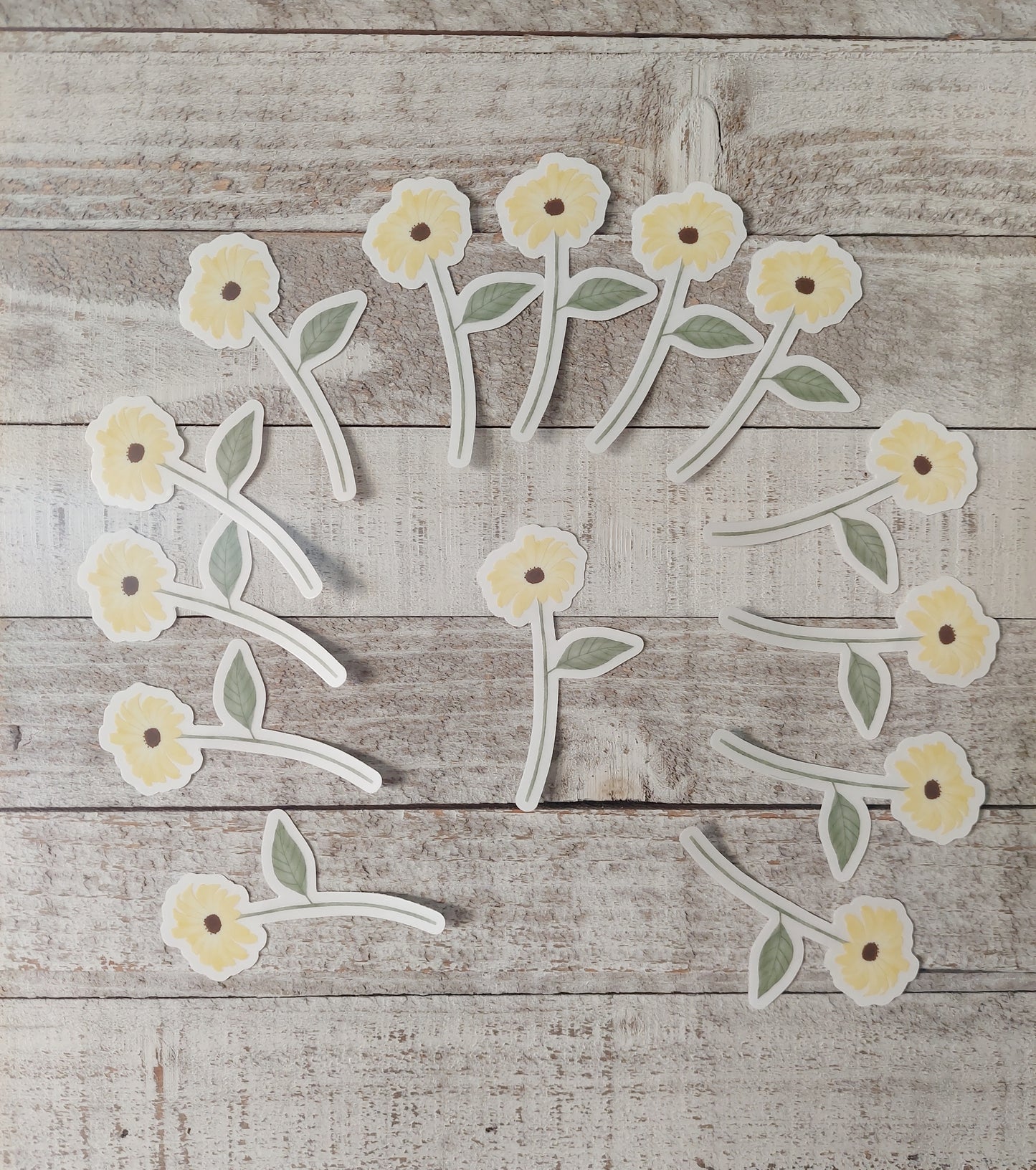Yellow Daisy Sticker
