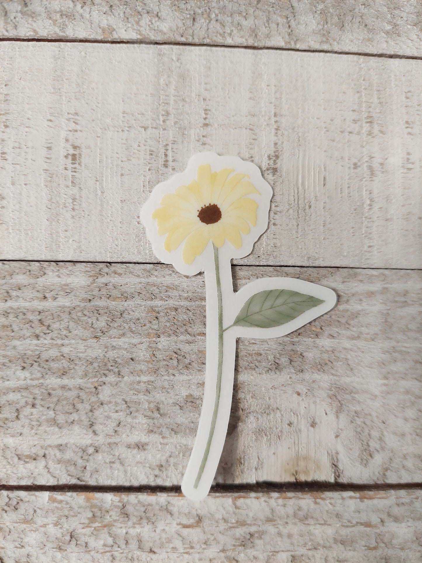 Yellow Daisy Sticker