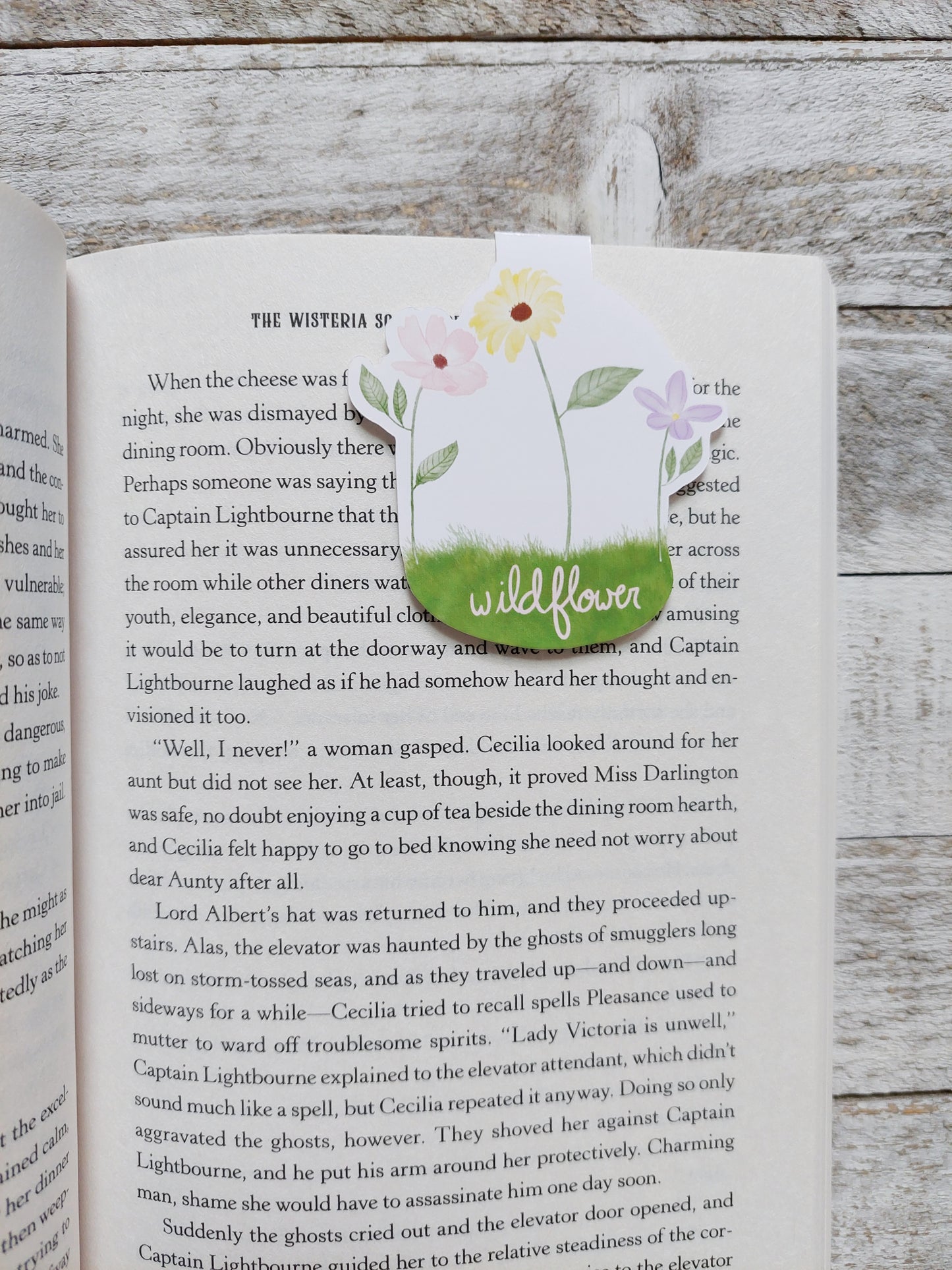 Wildflower Magnetic Bookmark
