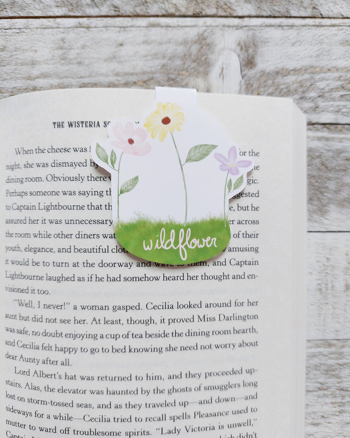 Wildflower Magnetic Bookmark