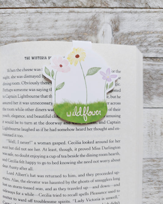 Wildflower Magnetic Bookmark