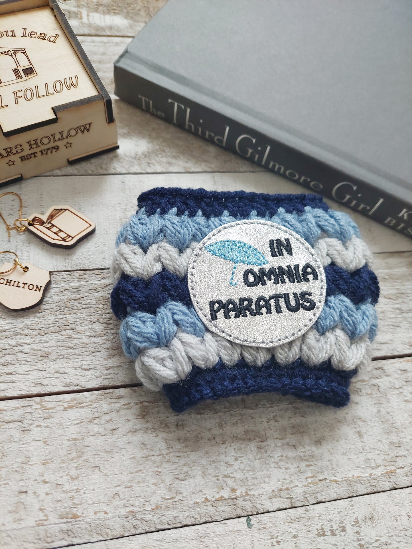 In Omnia Paratus Coffee Cozy