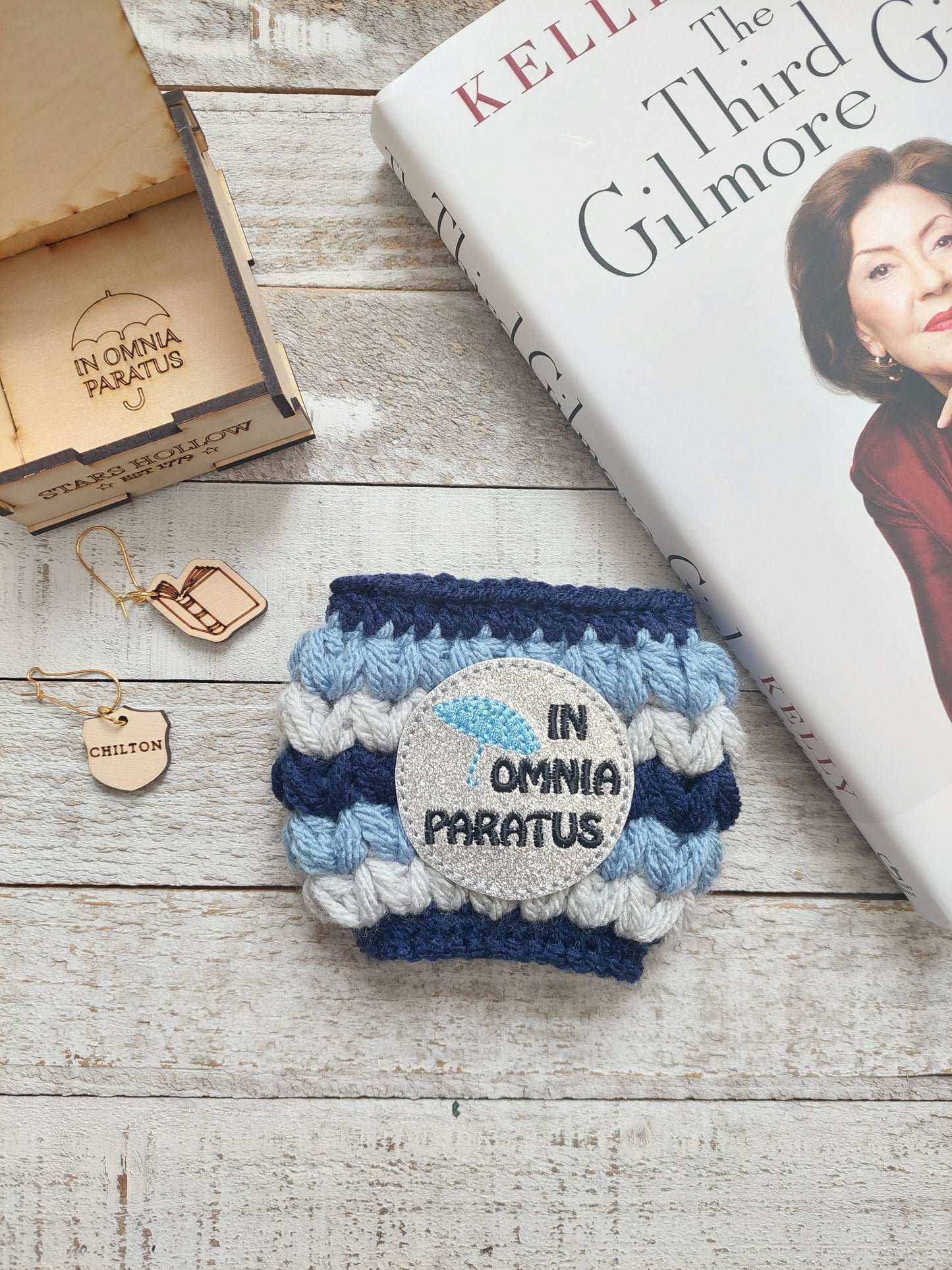 In Omnia Paratus Coffee Cozy