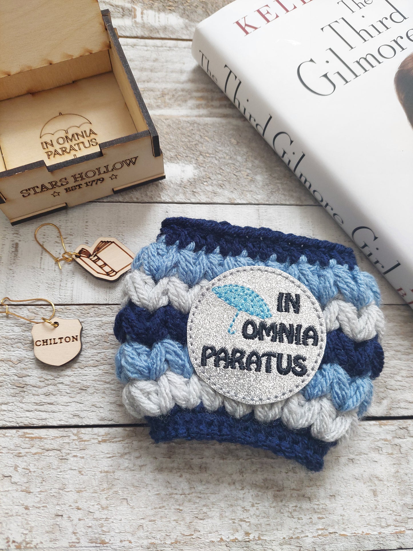 In Omnia Paratus Coffee Cozy