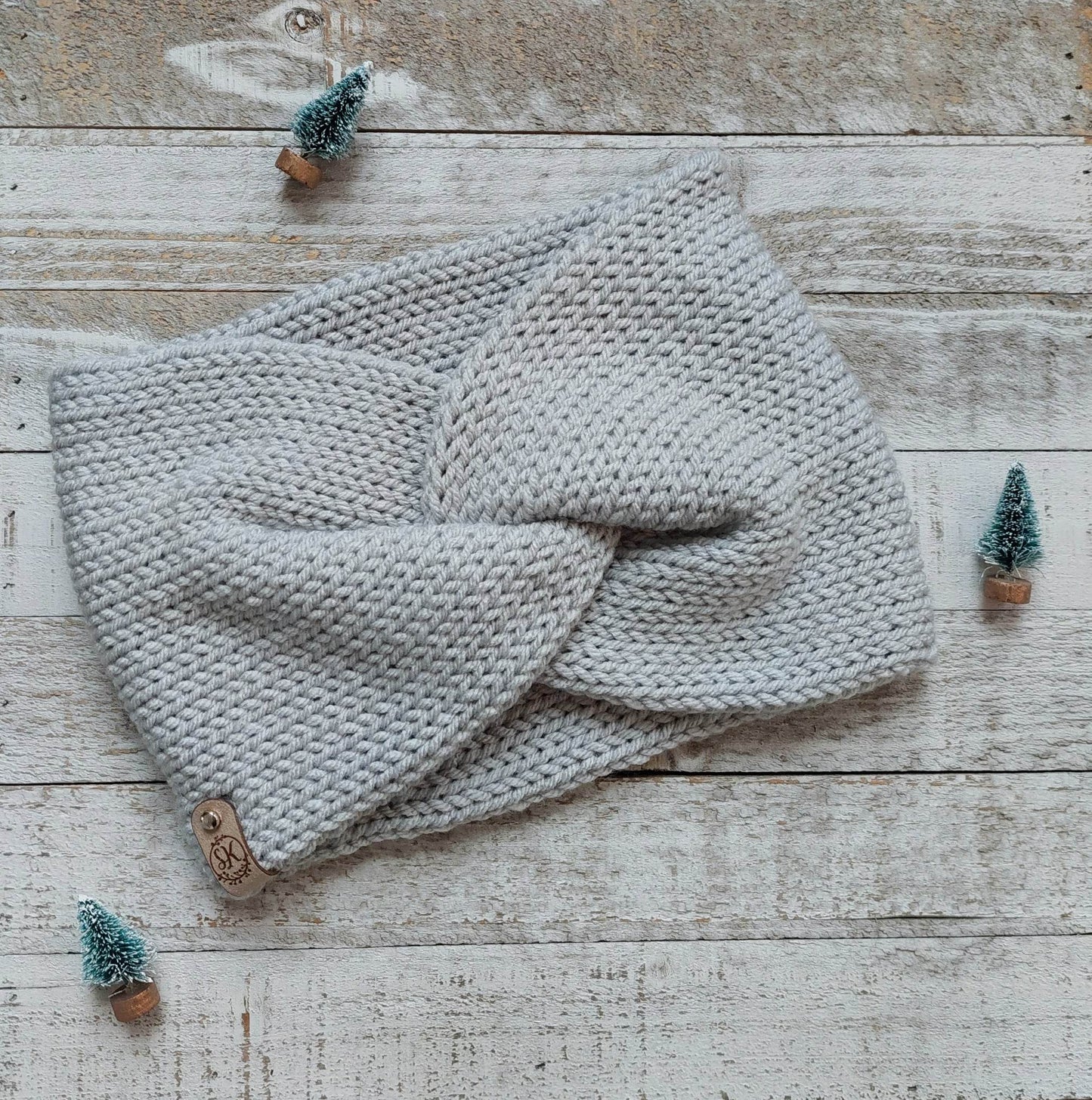 Knit Twist Headband - Holiday Colors
