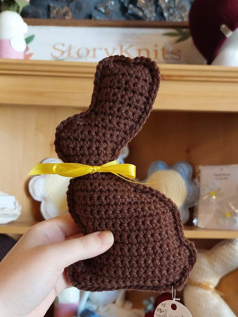 'Chocolate' Crochet Bunny Plushie