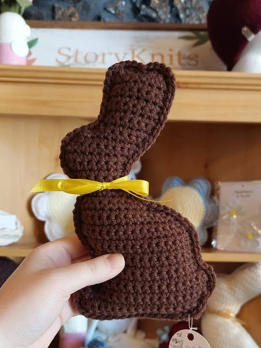 'Chocolate' Crochet Bunny Plushie