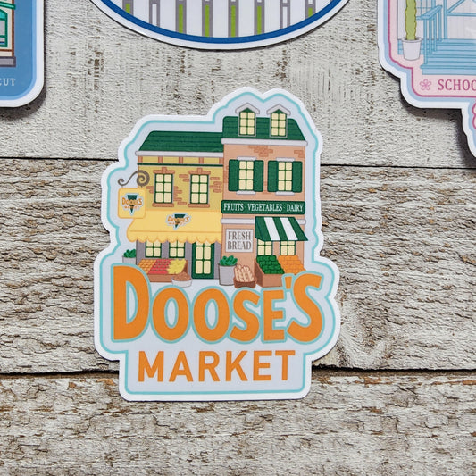 Doose's Market Sticker