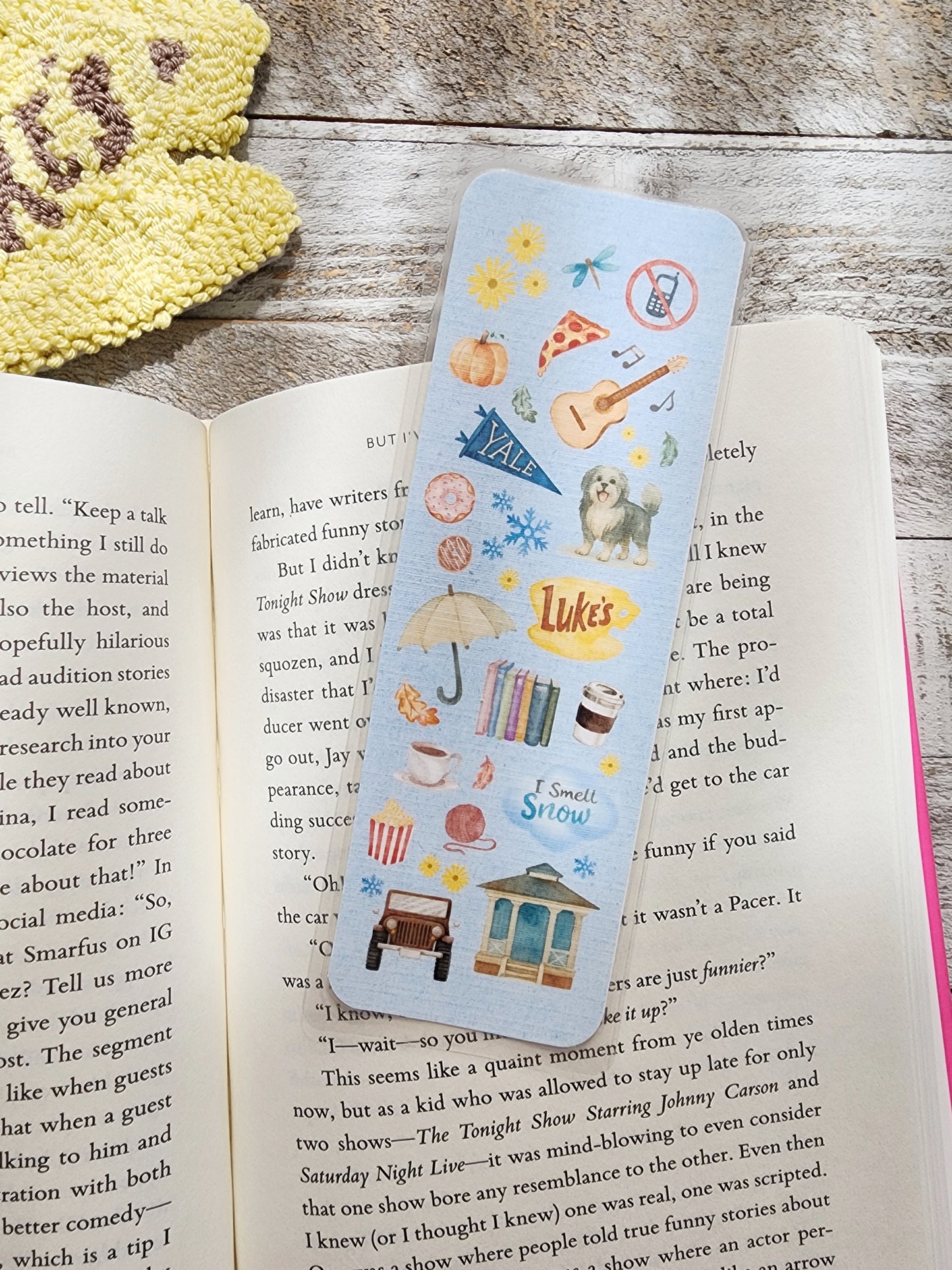 Watercolor Gilmore Girls Bookmarks (set of 4)