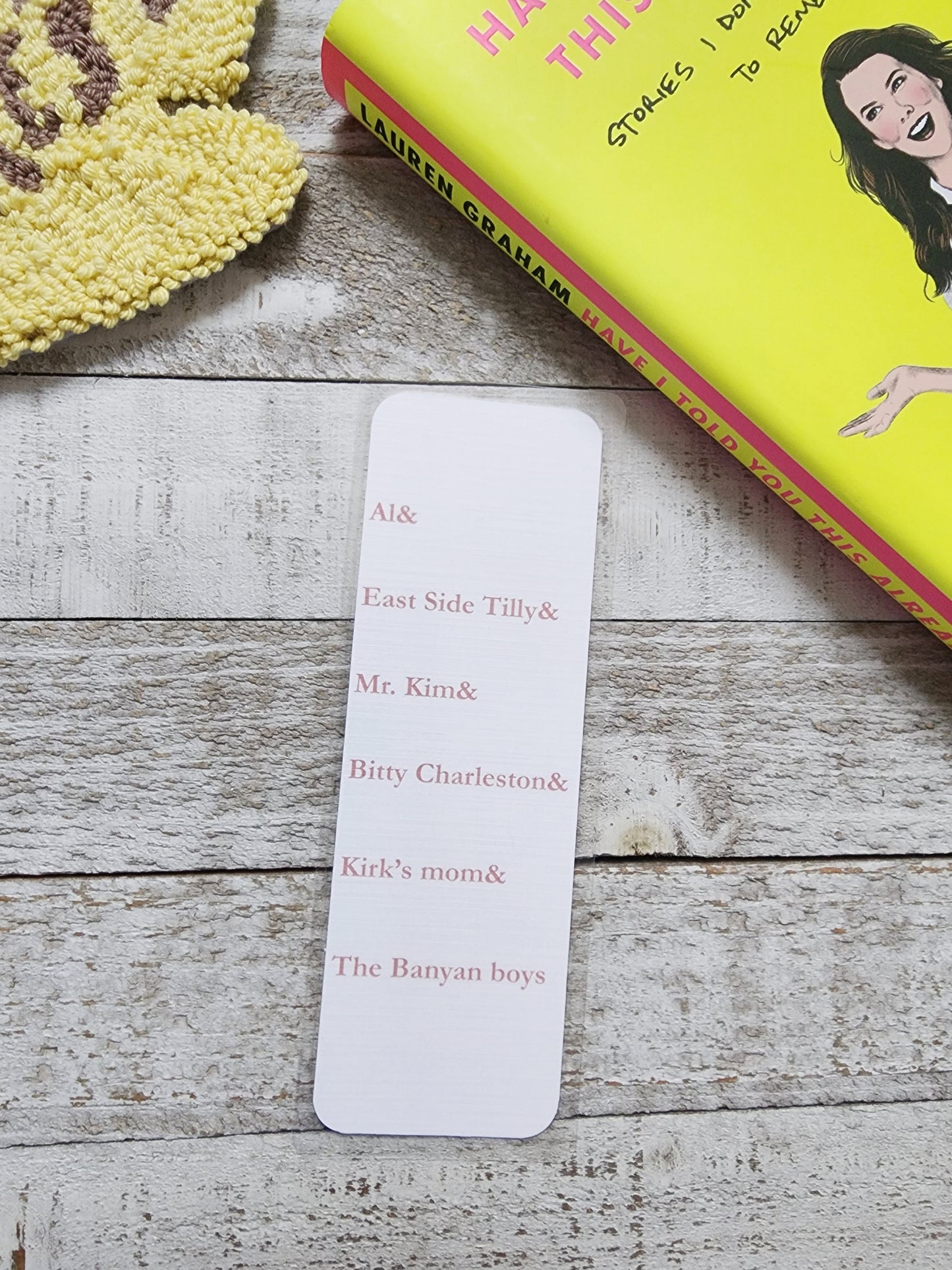 Gilmore Girls Ghost Characters Bookmark