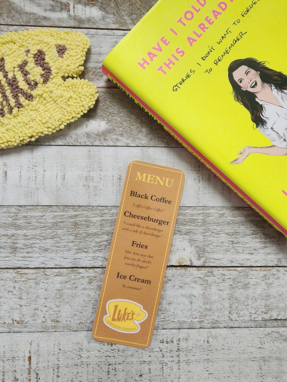 Luke's Menu & Guest Check Bookmarks (set of 2)