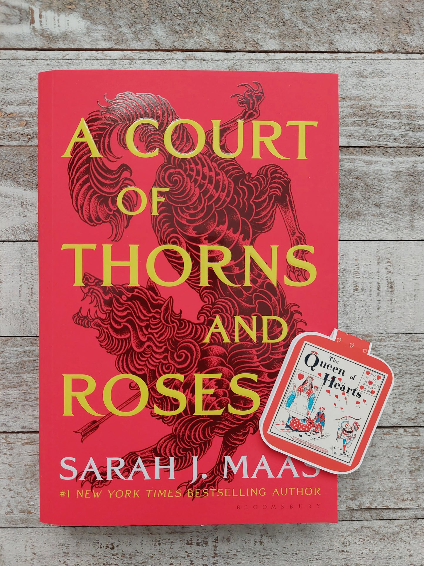 Queen of Hearts Magnetic Bookmark
