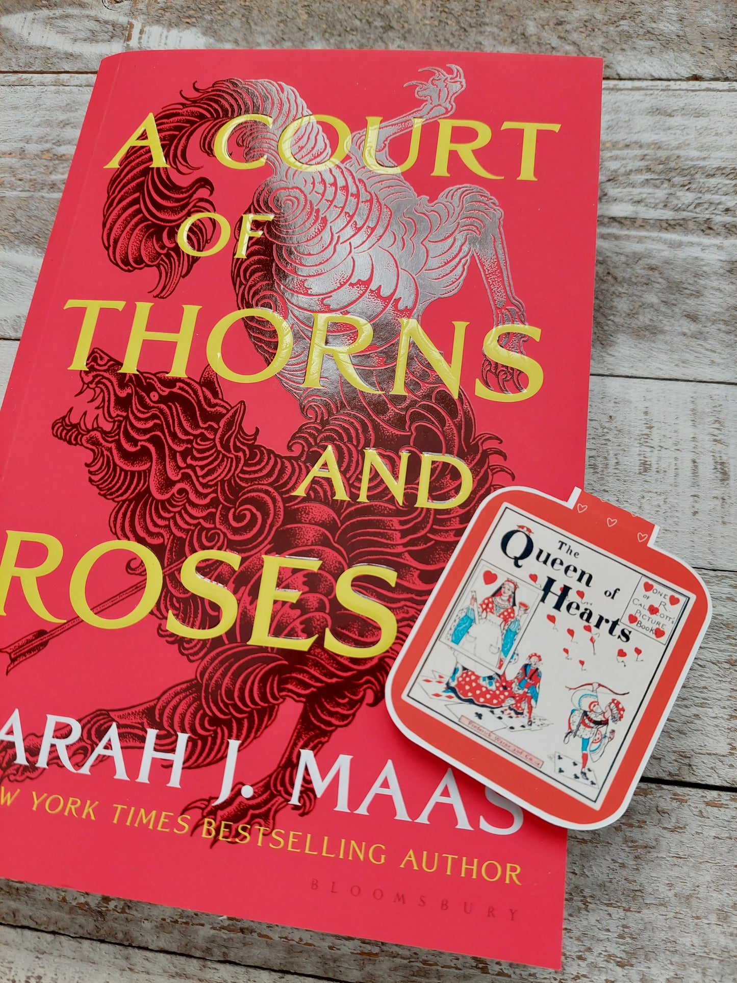 Queen of Hearts Magnetic Bookmark