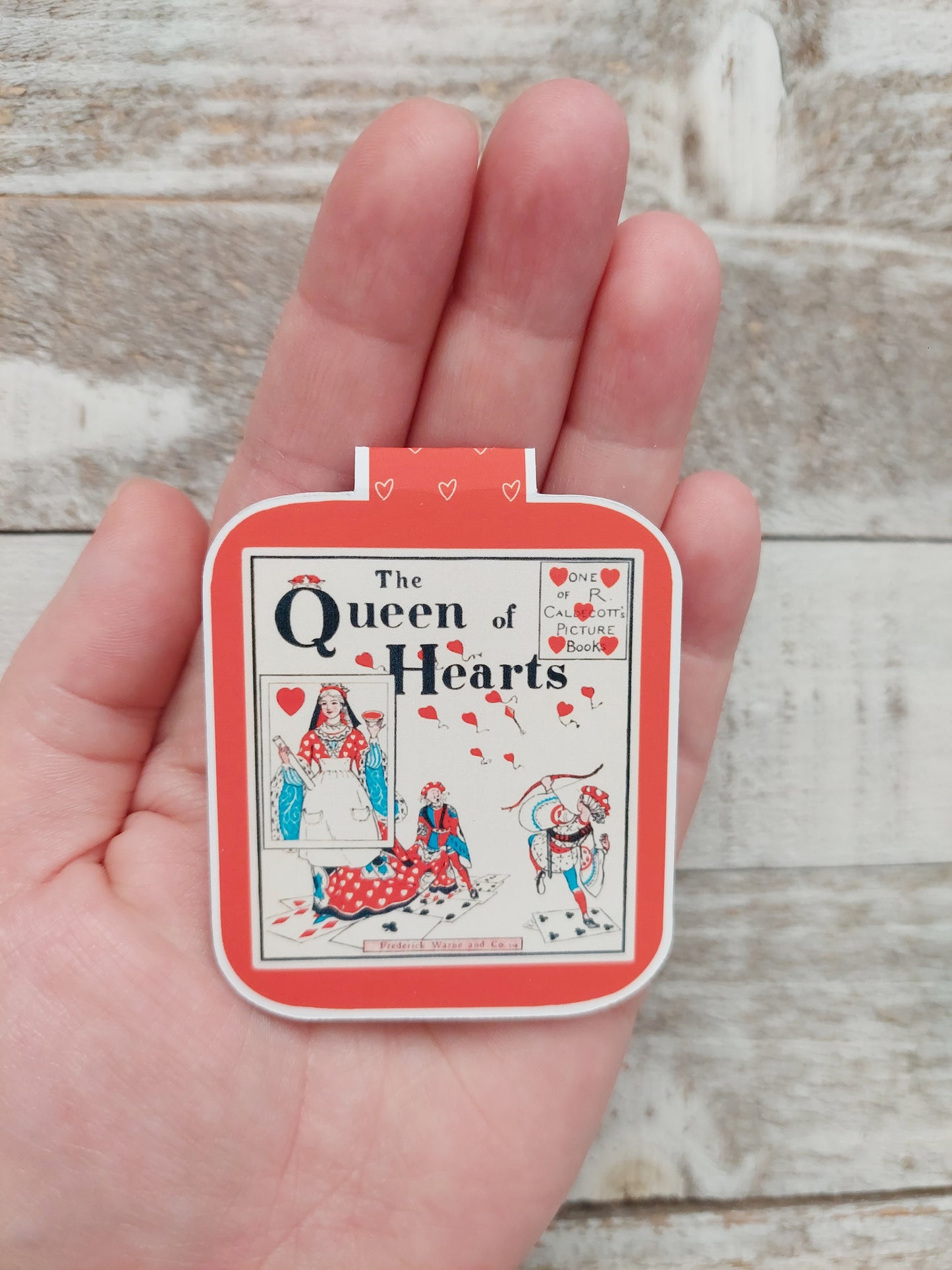 Queen of Hearts Magnetic Bookmark