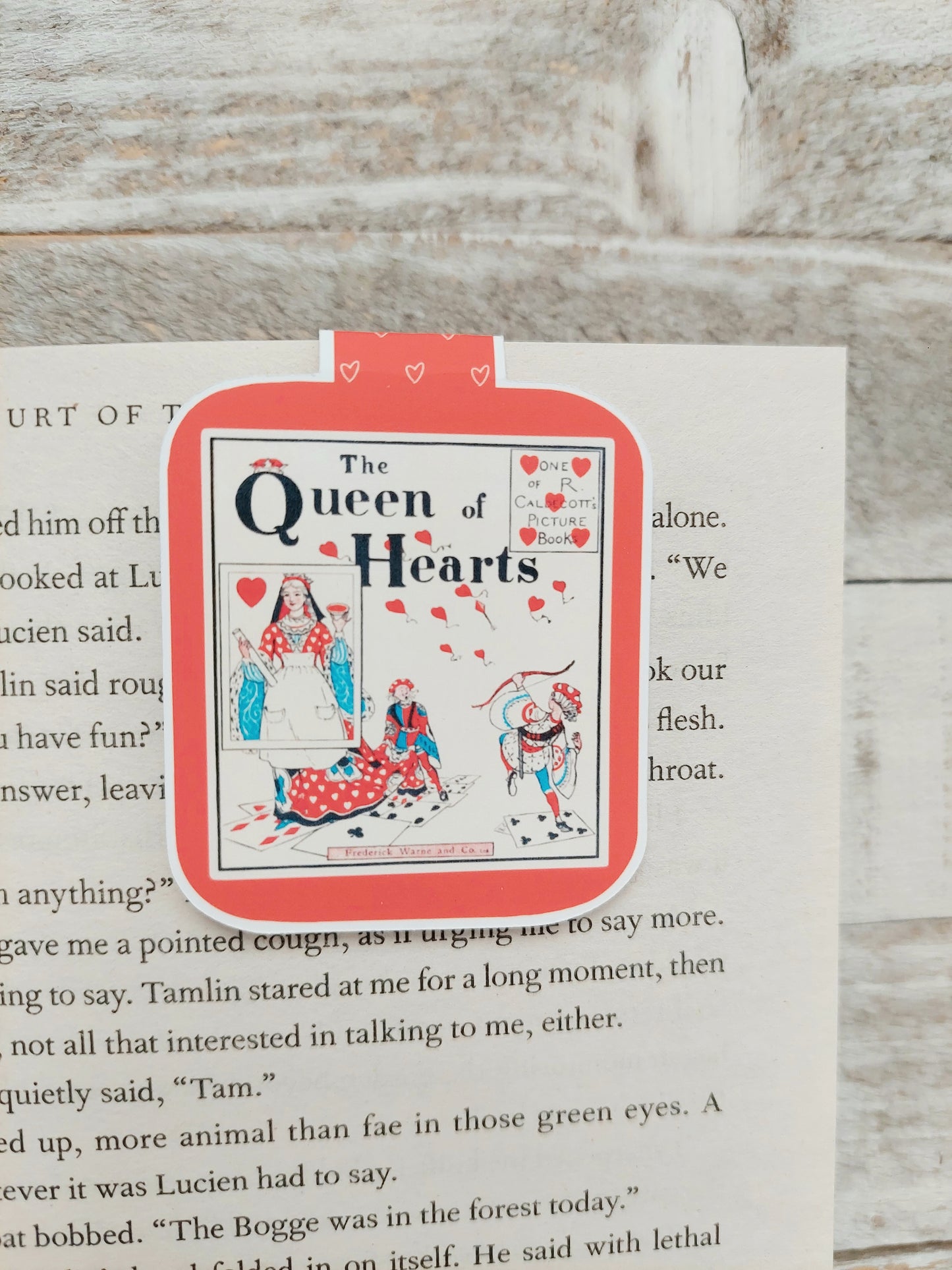 Queen of Hearts Magnetic Bookmark