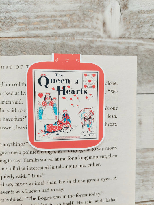 Queen of Hearts Magnetic Bookmark