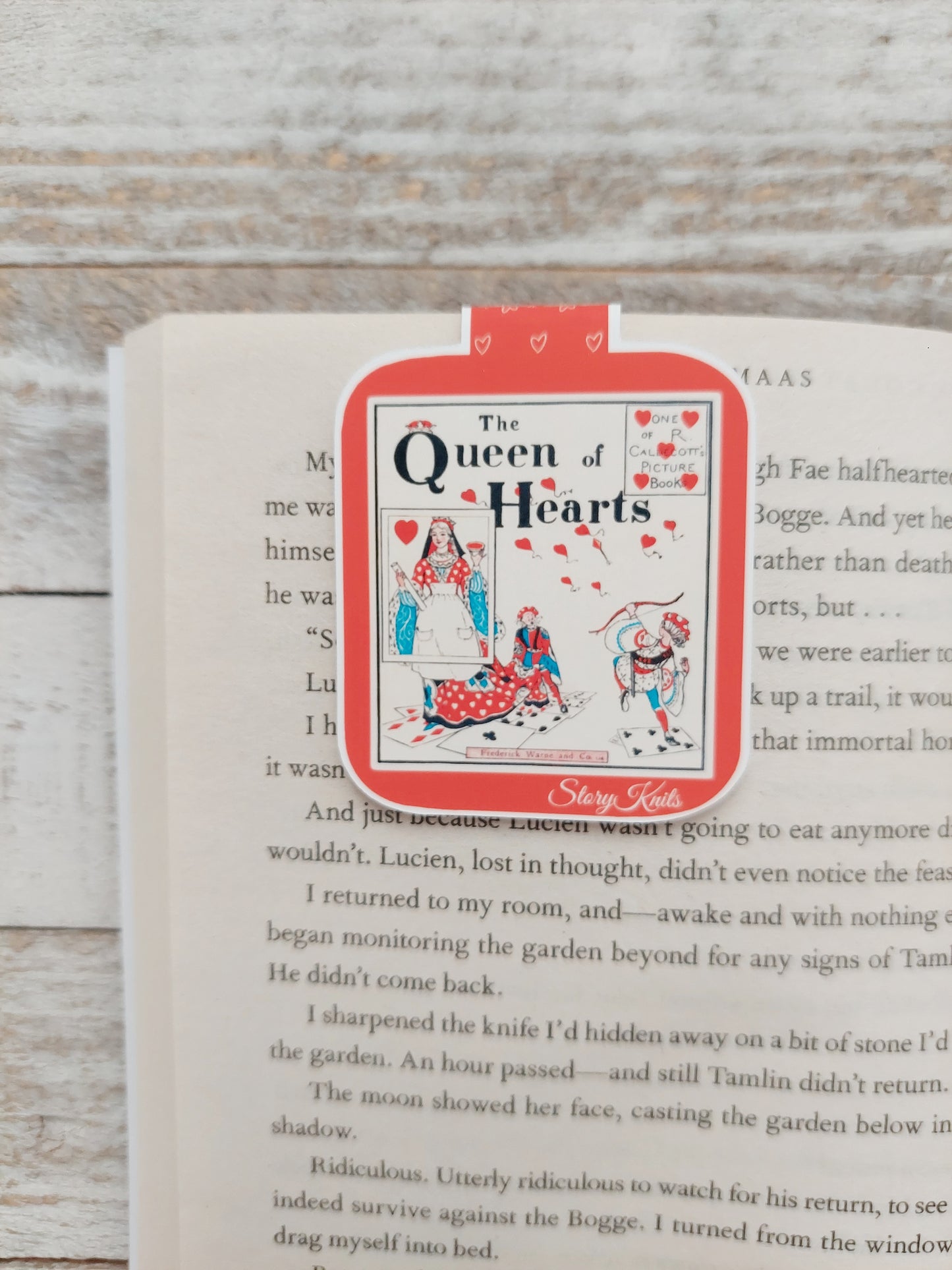 Queen of Hearts Magnetic Bookmark