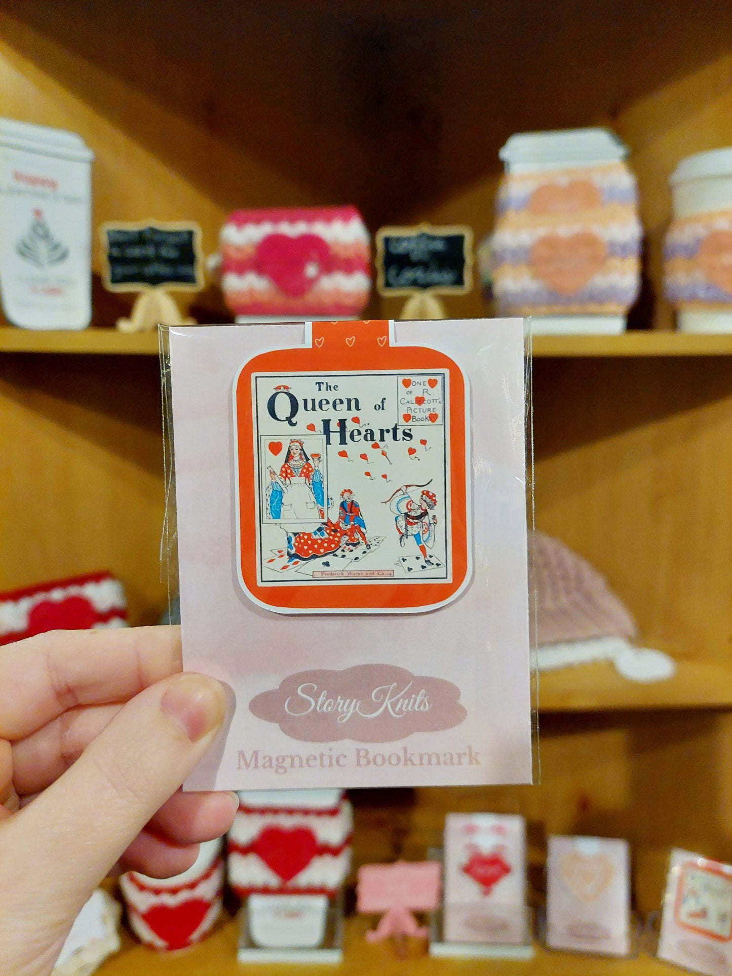 Queen of Hearts Magnetic Bookmark
