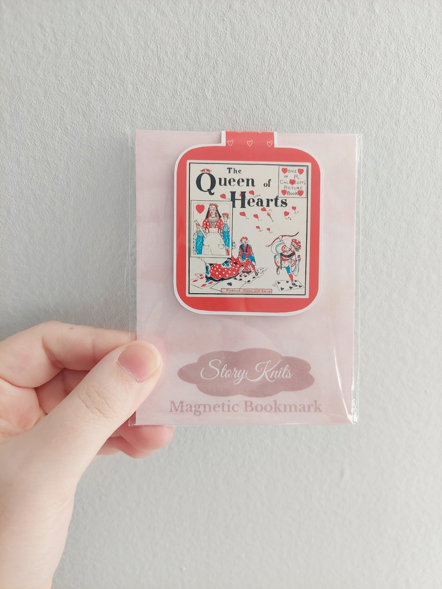 Queen of Hearts Magnetic Bookmark