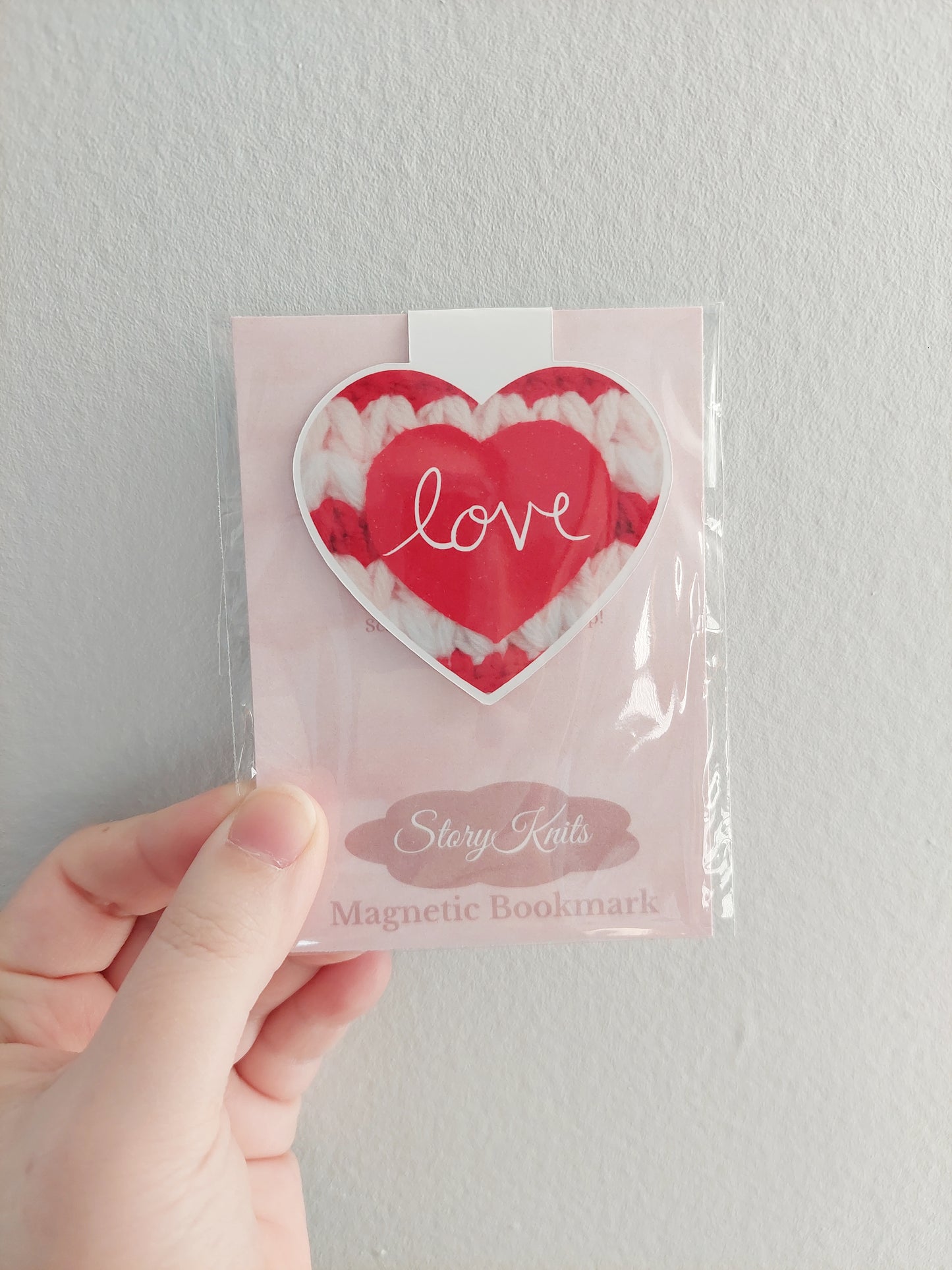 Love Heart Magnetic Bookmark