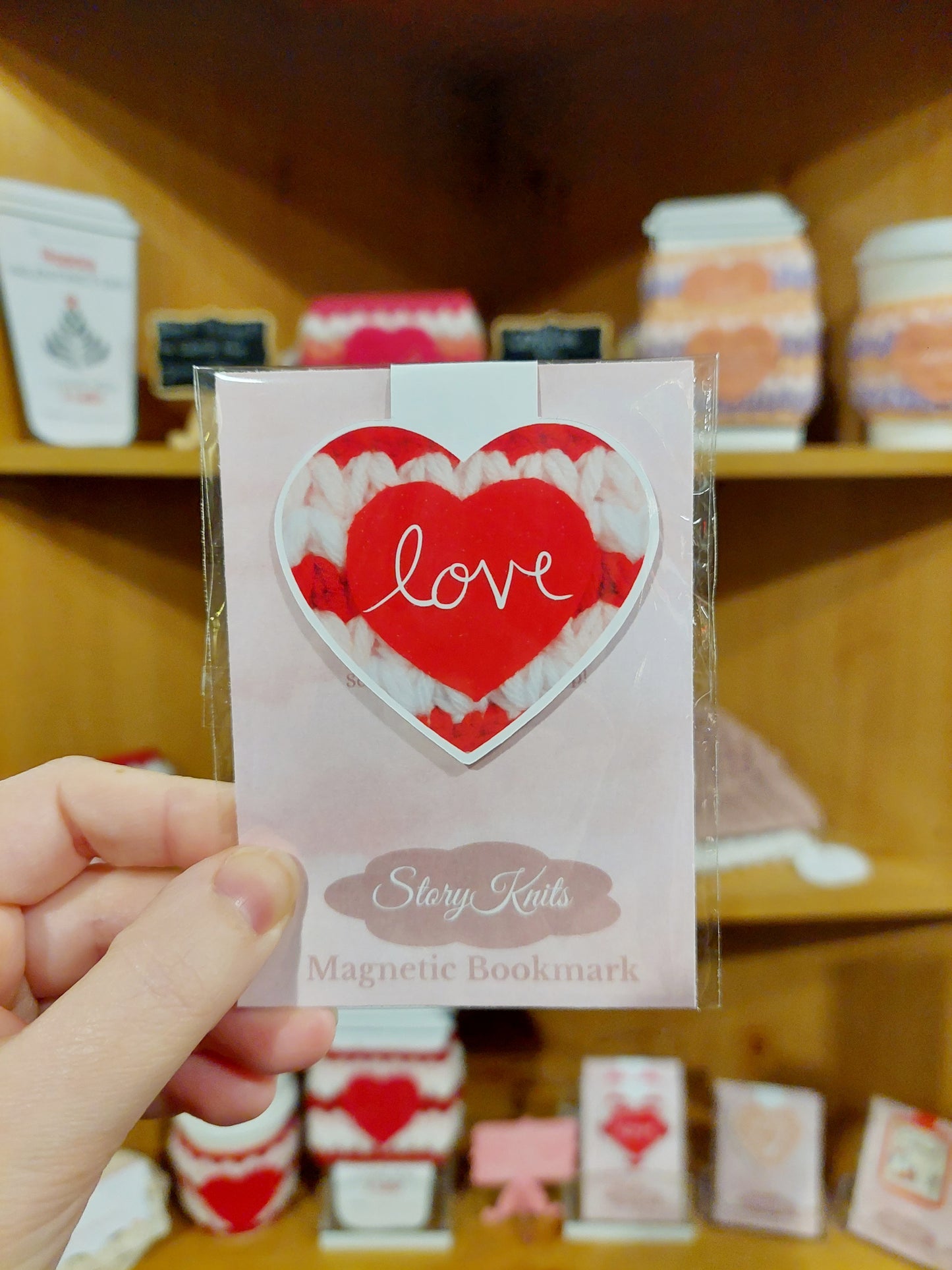 Love Heart Magnetic Bookmark
