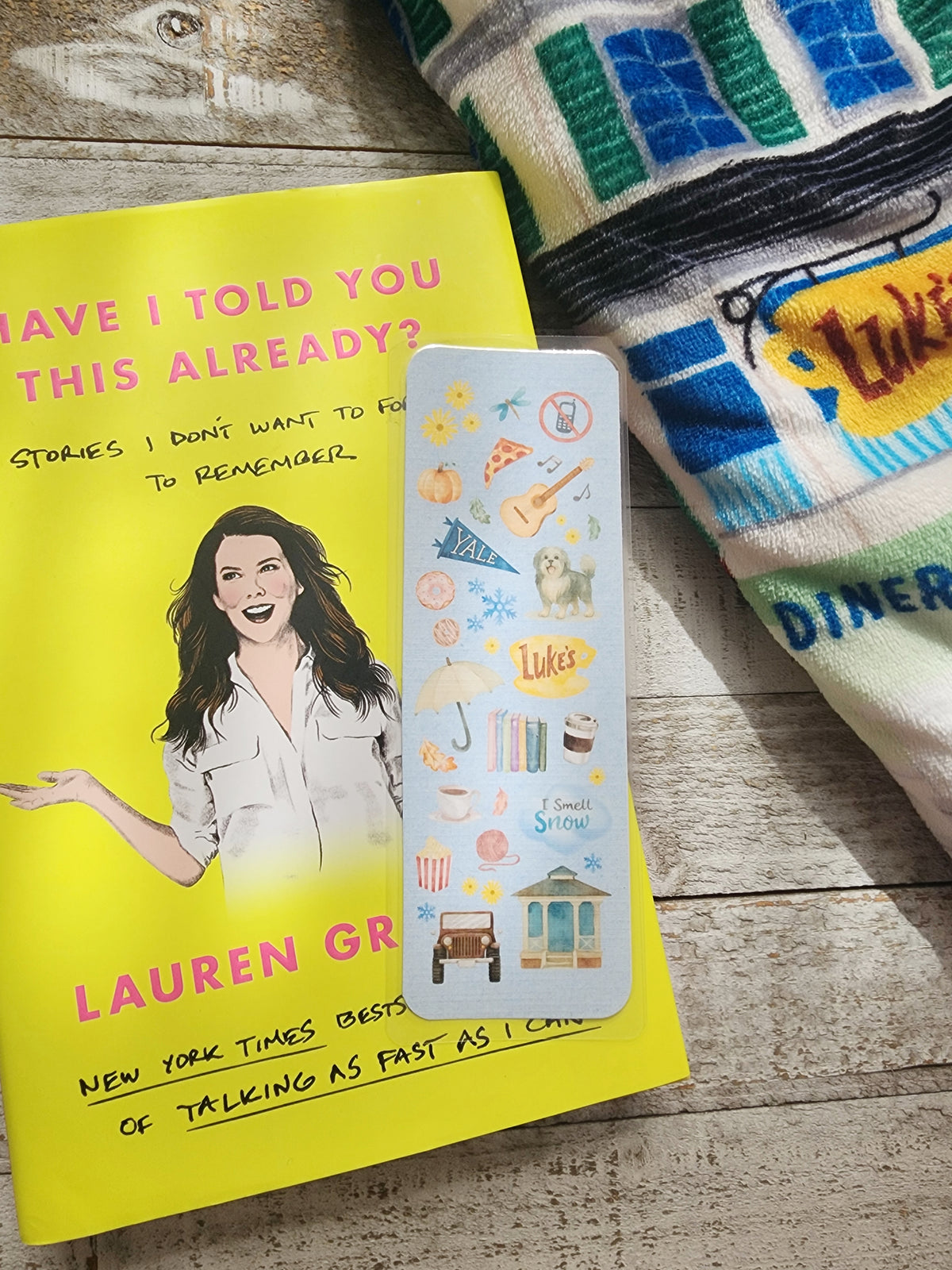 Watercolor Gilmore Girls Bookmarks (set of 4)