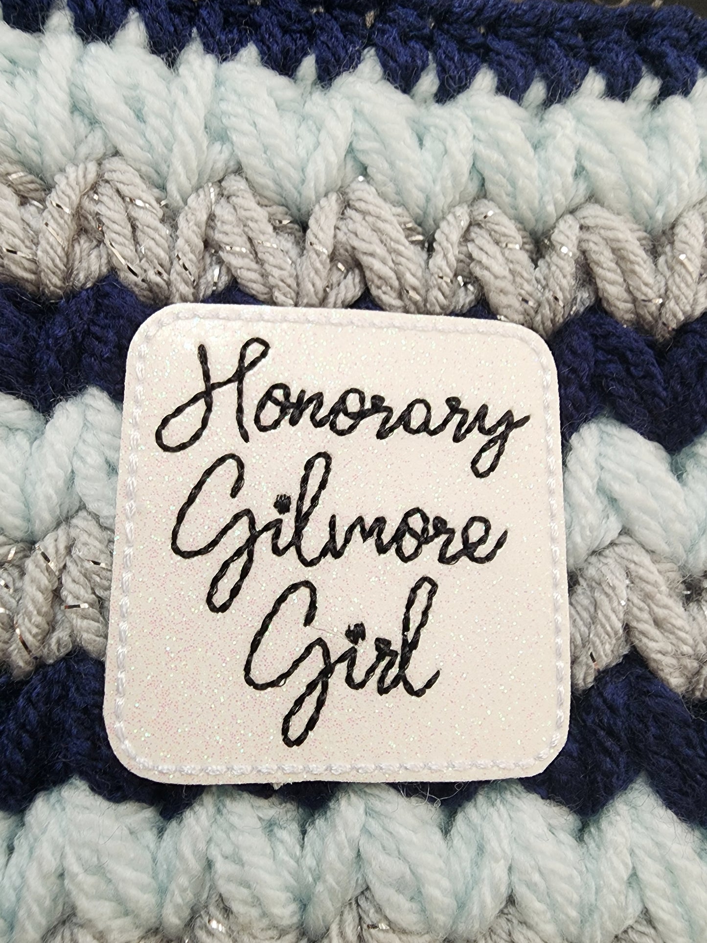 Blue & Gray Honorary Gilmore Girl Iced Coffee Cozy