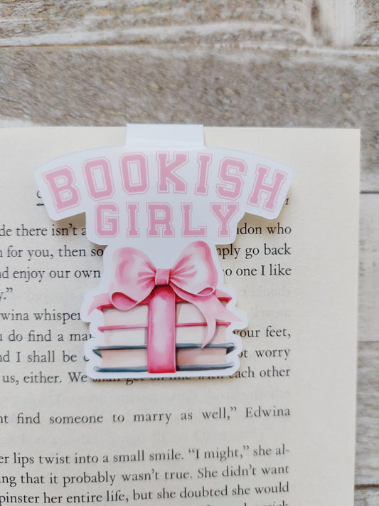 Bookish Girly Magnetic Bookmark
