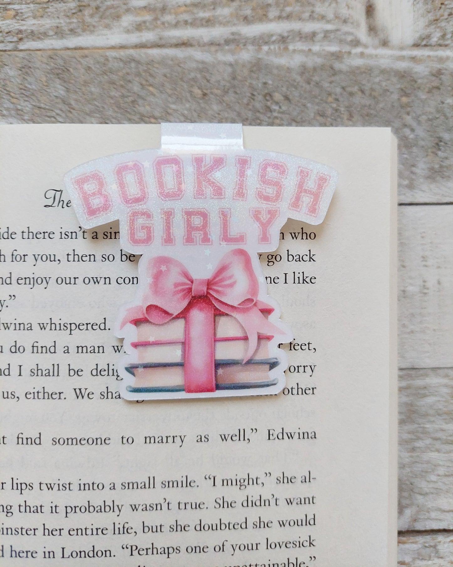 Bookish Girly Magnetic Bookmark