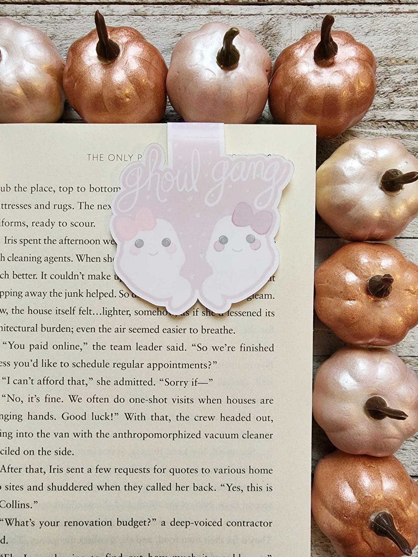 Ghost Magnetic Bookmark