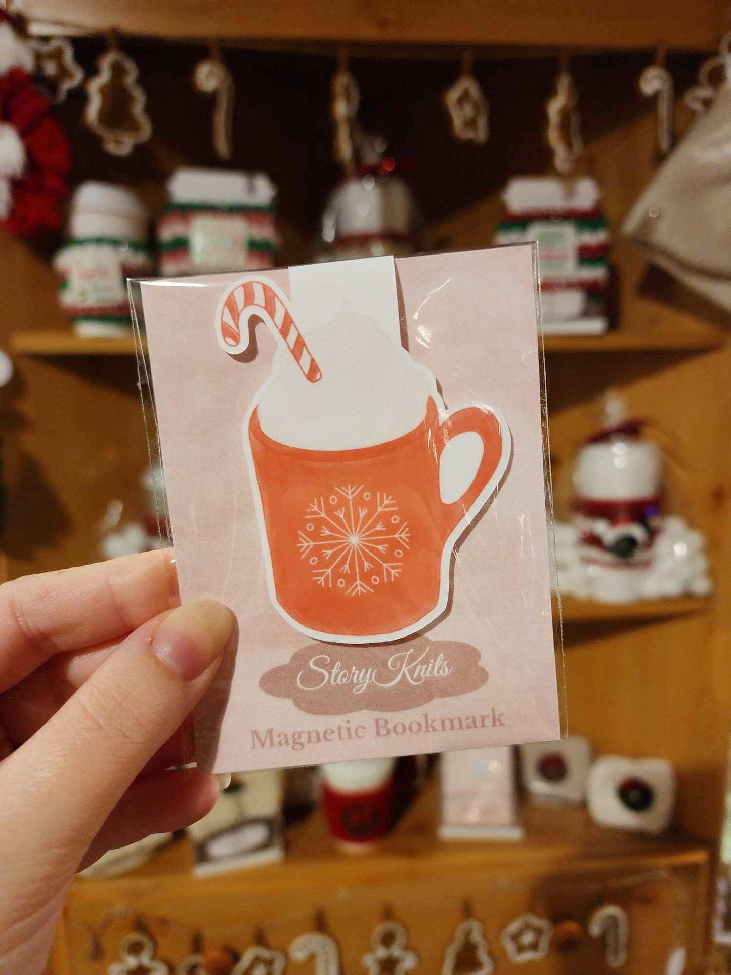 Hot Chocolate Magnetic Bookmark