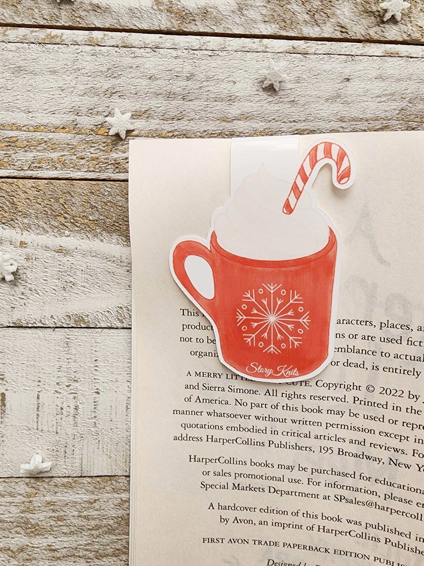 Hot Chocolate Magnetic Bookmark