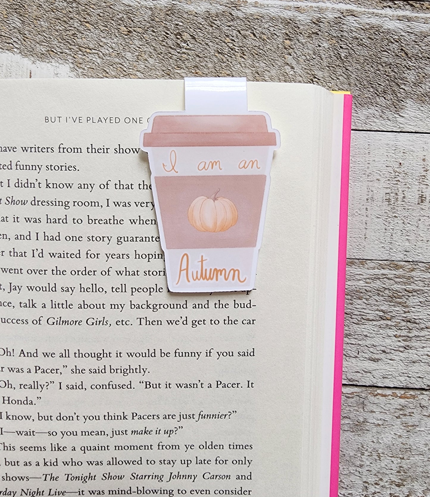 I Am An Autumn Magnetic Bookmark