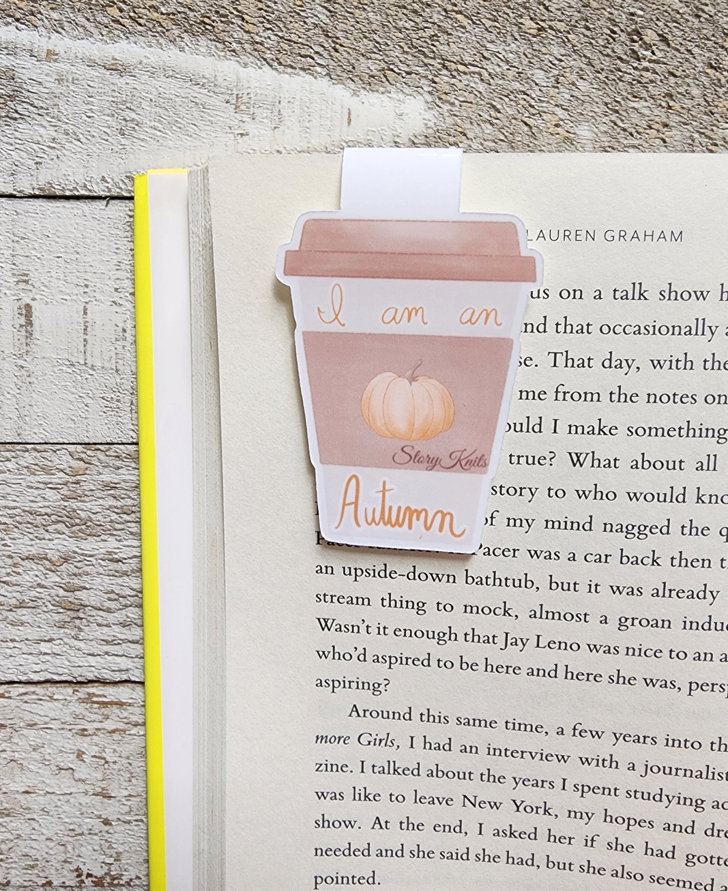 I Am An Autumn Magnetic Bookmark