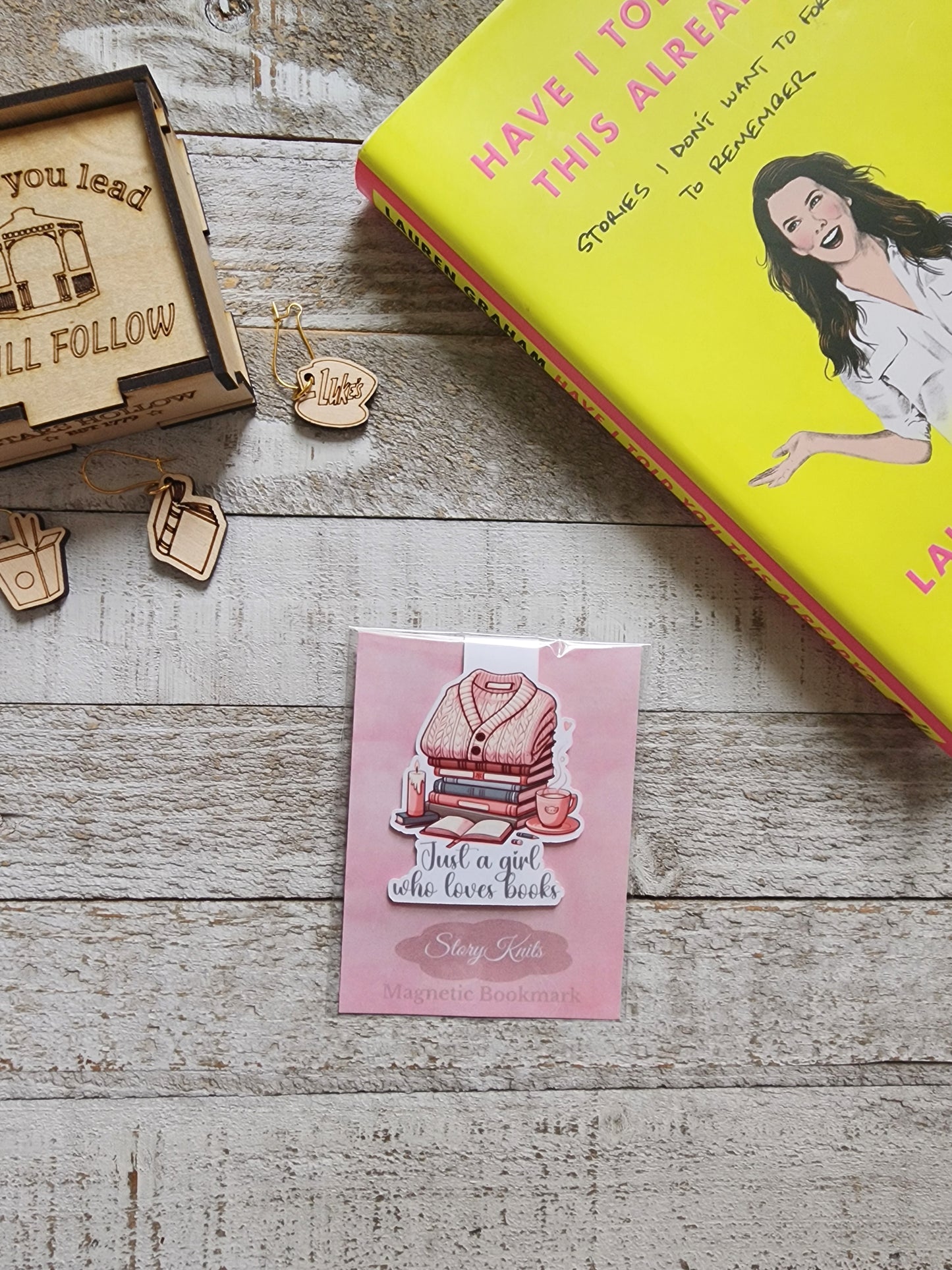 Just A Girl Who Loves Books Magnetic Bookmark