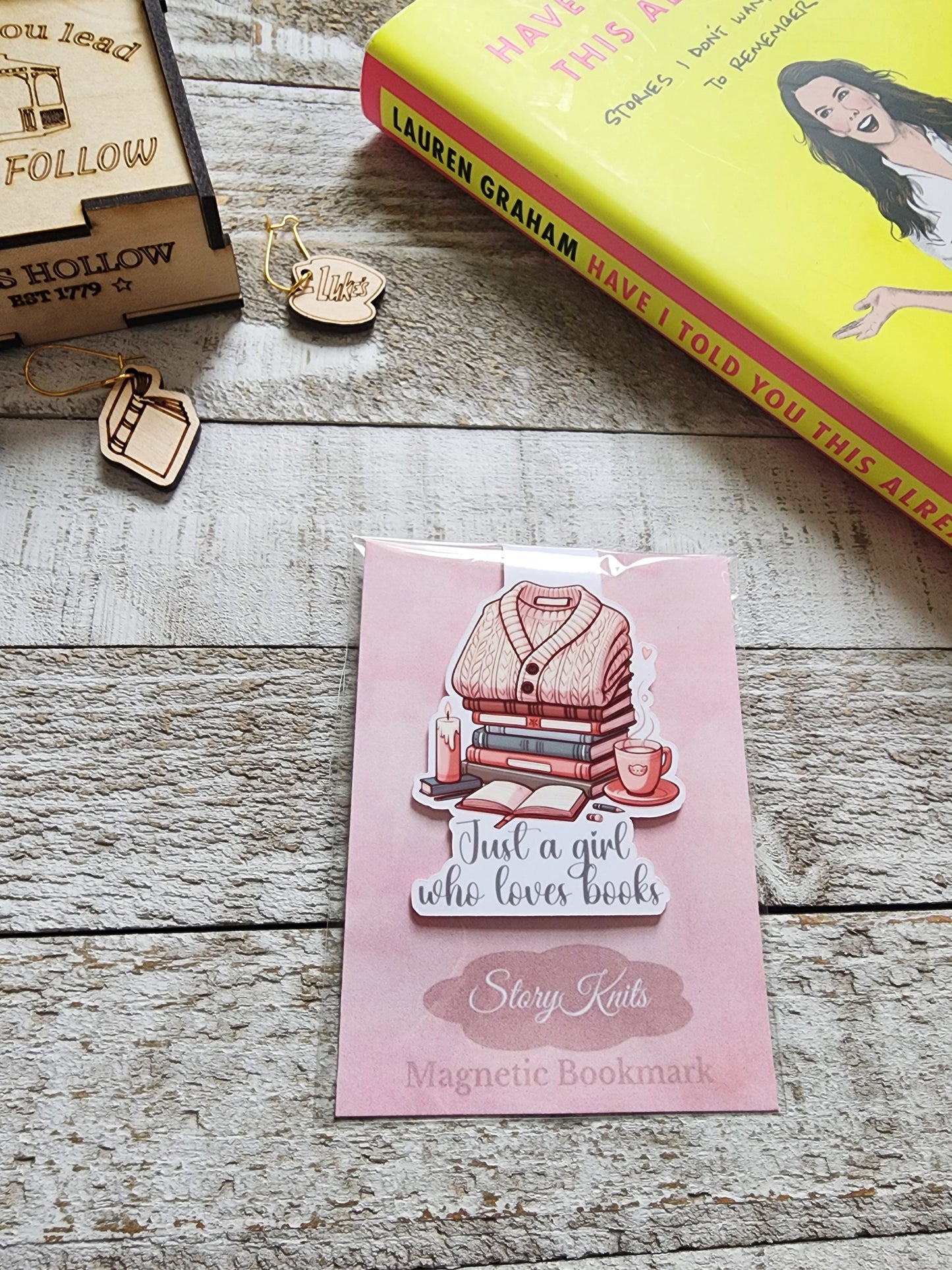 Just A Girl Who Loves Books Magnetic Bookmark