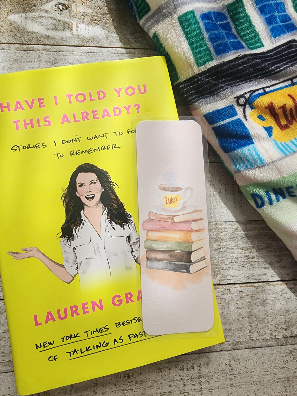 Watercolor Gilmore Girls Bookmarks (set of 4)