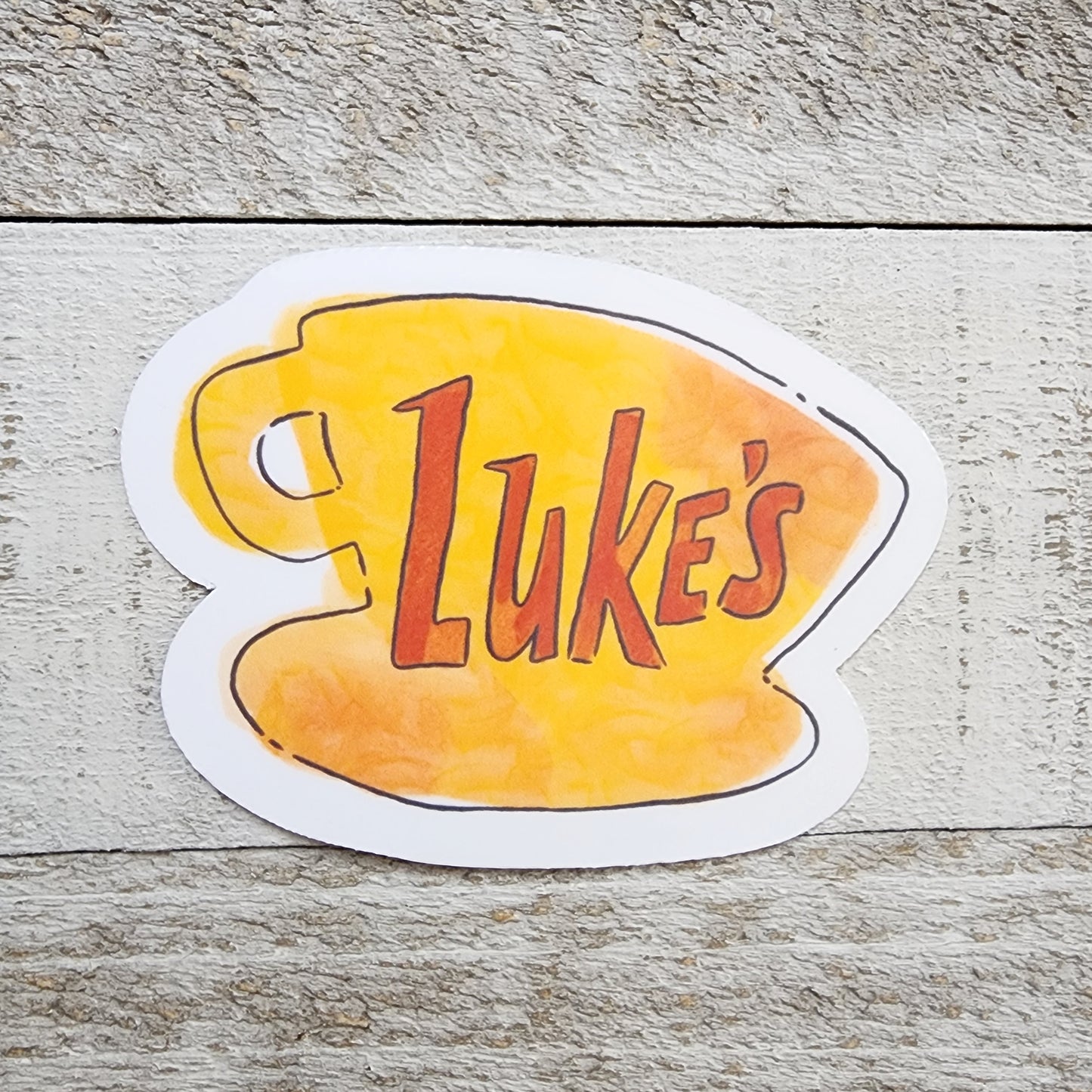 Watercolor Luke's Sticker