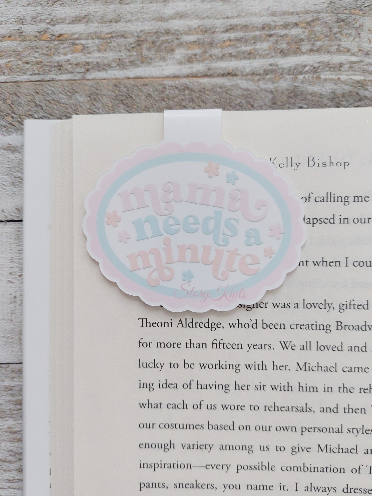 Mama Needs A Minute Magnetic Bookmark