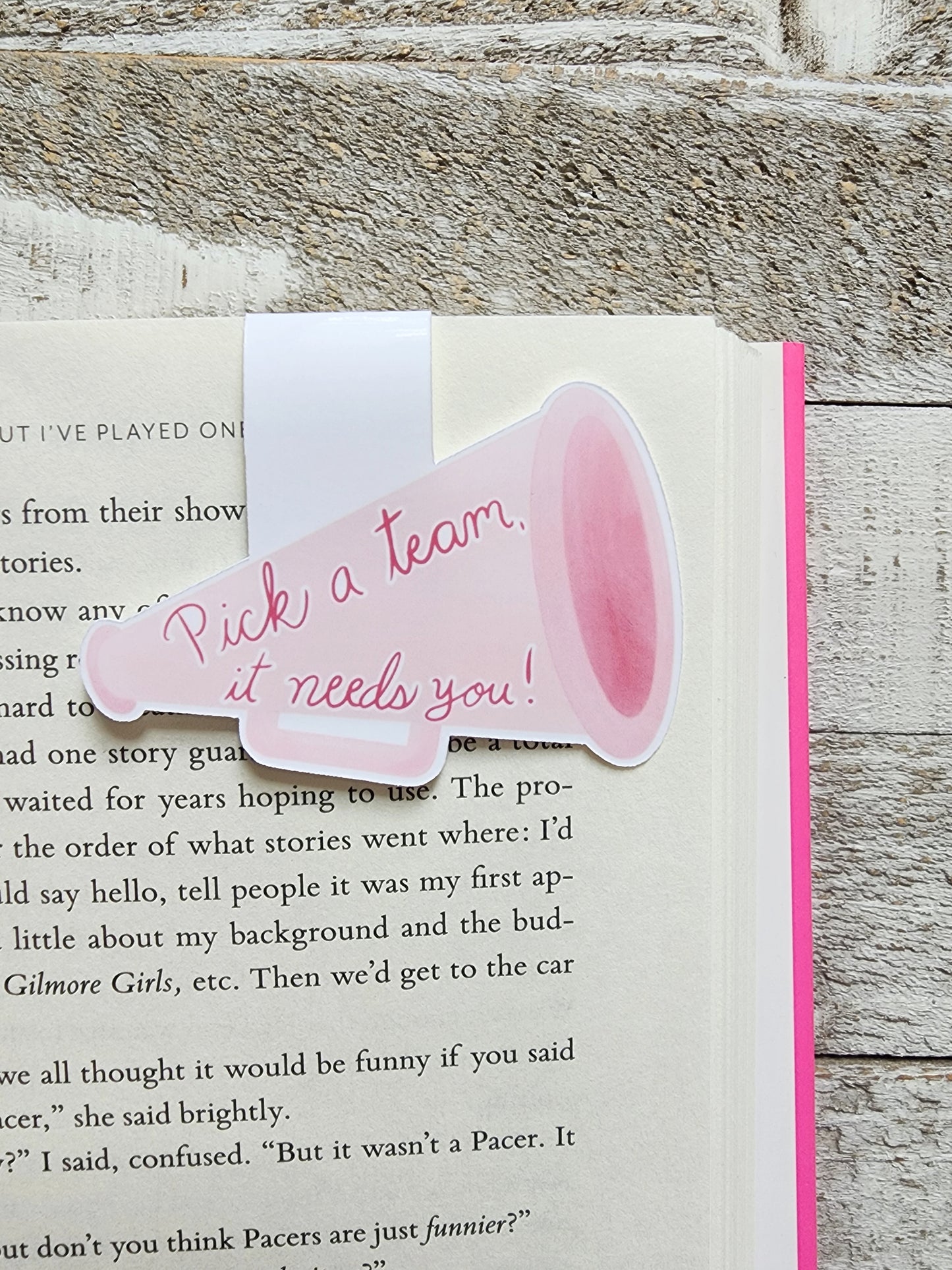 Pick A Team, It Needs You Magnetic Bookmark