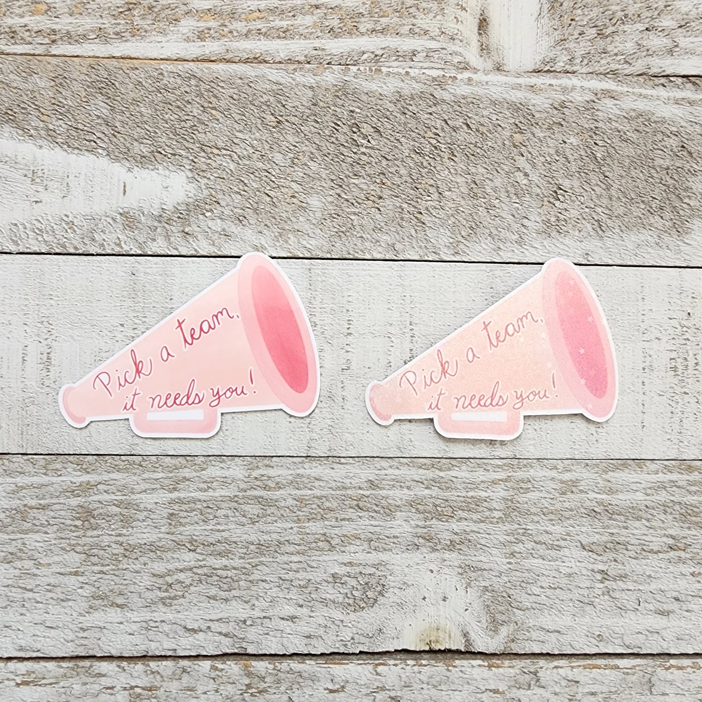 Pick A Team Sticker