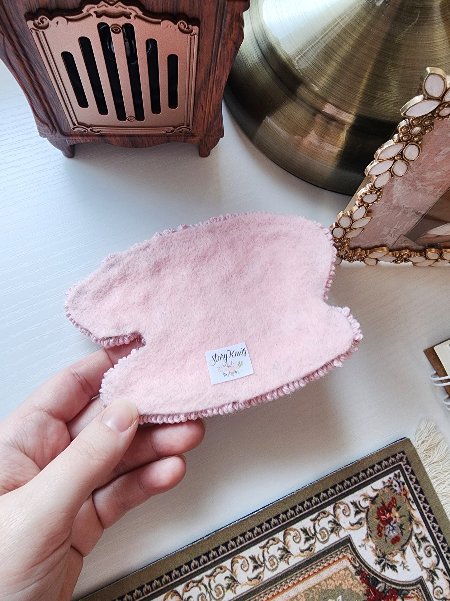 Luke's Punch Needle Mug Rug