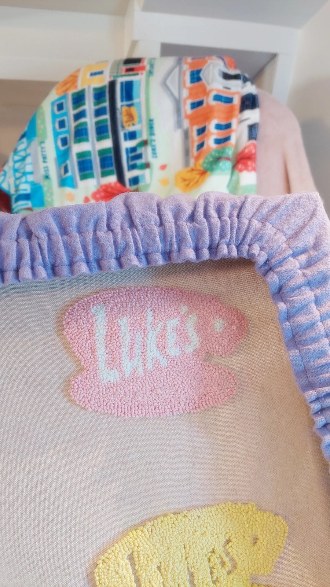 Luke's Punch Needle Mug Rug